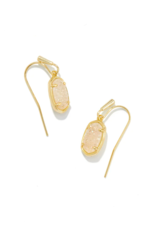 KENDRA SCOTT DESIGN Grayson Gold Drop Earrings in Iridescent Drusy
