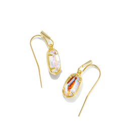 KENDRA SCOTT DESIGN Grayson Gold Drop Earrings in Dichroic Glass