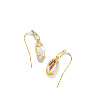 KENDRA SCOTT DESIGN Grayson Gold Drop Earrings in Dichroic Glass