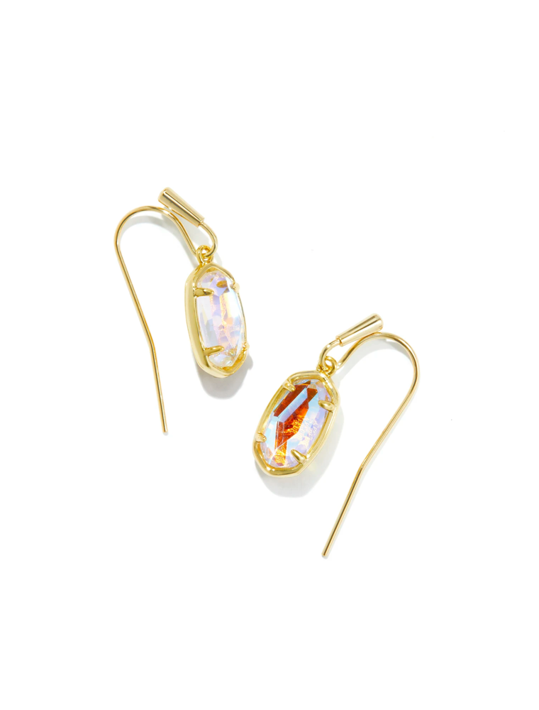 KENDRA SCOTT DESIGN Grayson Gold Drop Earrings in Dichroic Glass