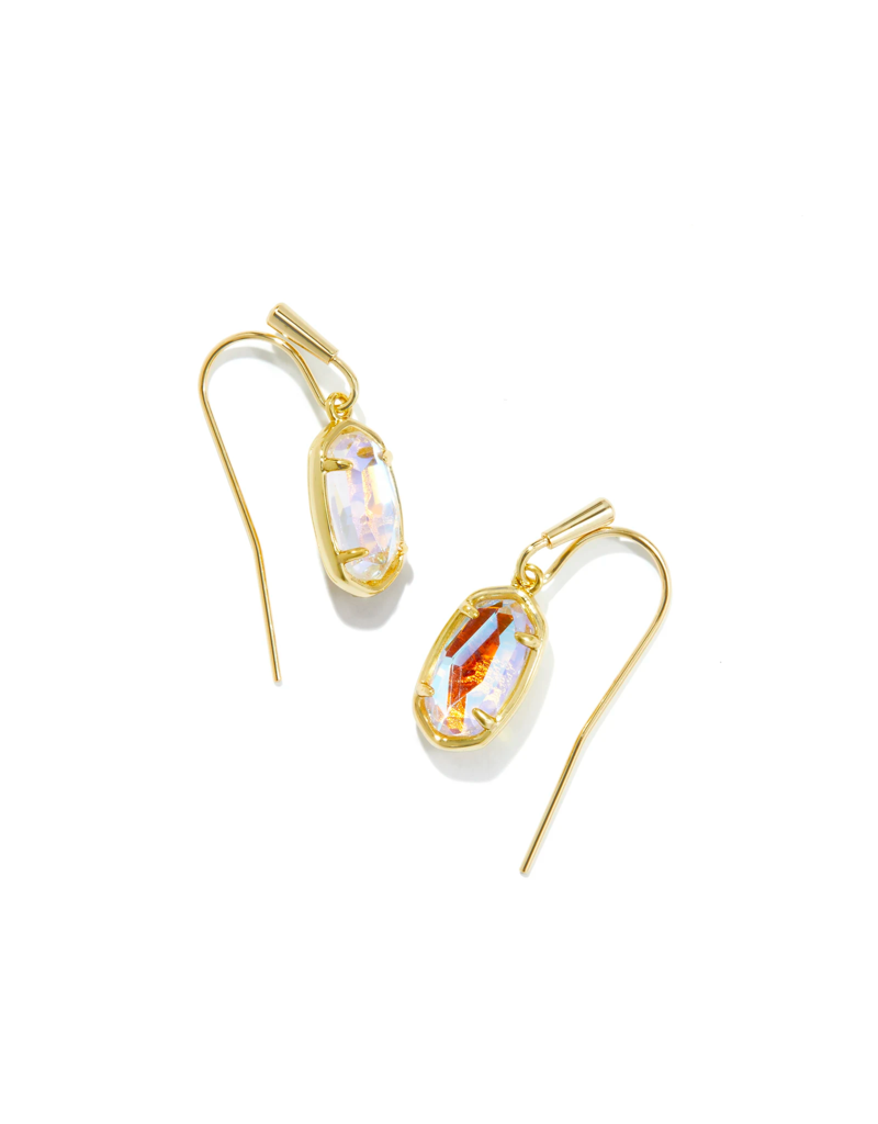 KENDRA SCOTT DESIGN Grayson Gold Drop Earrings in Dichroic Glass