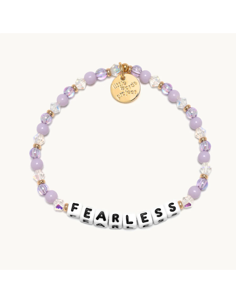 LITTLE WORDS PROJECT Fearless Bracelet - Purple Haze