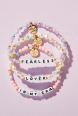 LITTLE WORDS PROJECT Fearless Bracelet - Purple Haze