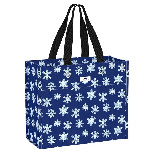 Large Package Gift Bag in Frosty Flakes