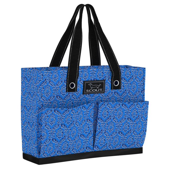Scout Uptown Girl Pocket Tote Bag in Merci Beau Blue Her Hide Out