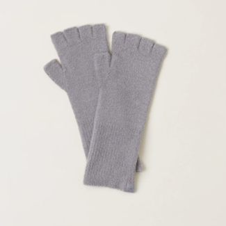 BAREFOOT DREAMS CozyChic Lite Fingerless Gloves in Pewter