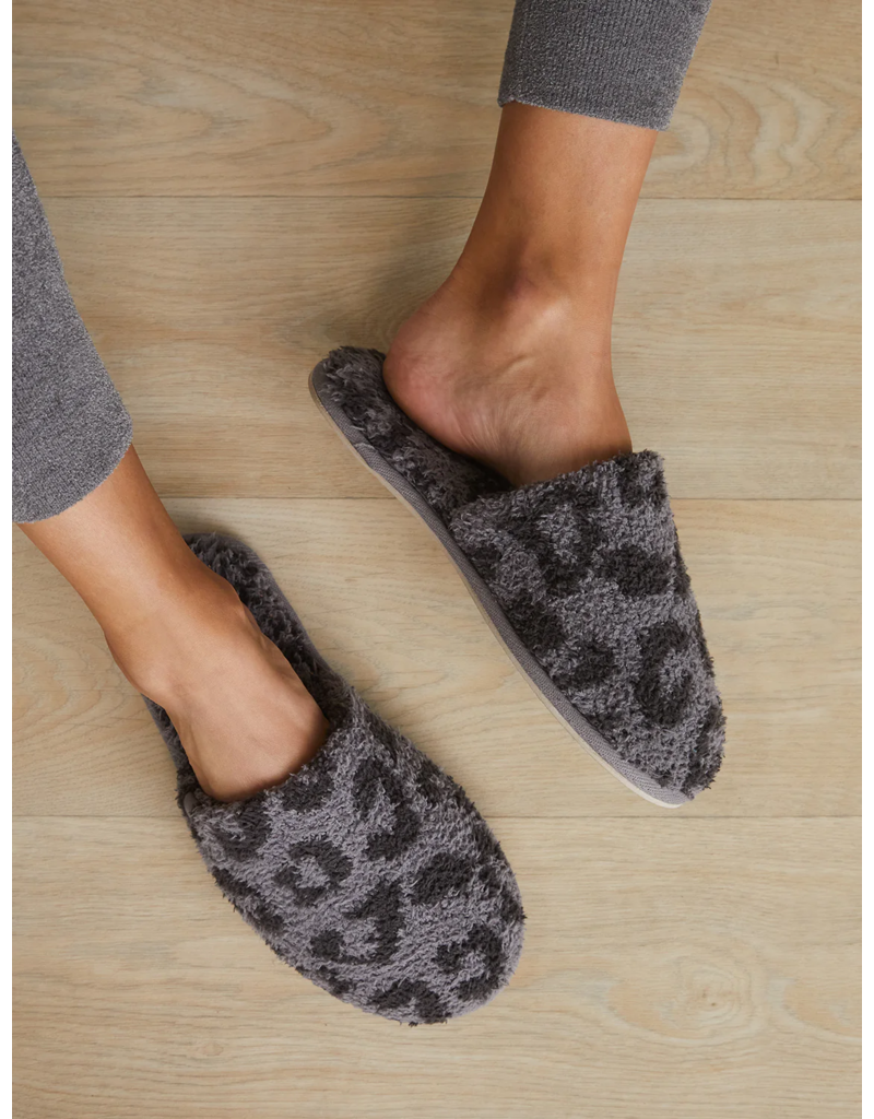 BAREFOOT DREAMS Cozy Chic Barefoot In The Wild Slippers in Graphite/Carbon