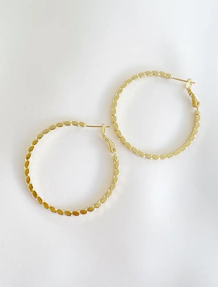 TRUE BY KRISTY Goldie Hoop Earrings