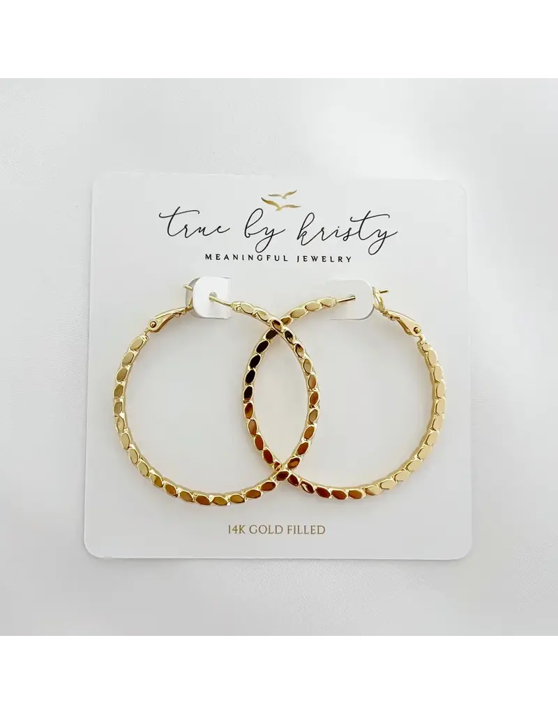 TRUE BY KRISTY Goldie Hoop Earrings