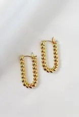 TRUE BY KRISTY Dockside Croissant Hoop Earrings