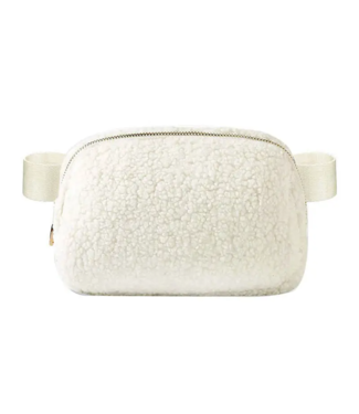 Sherpa Sling Bag in Cream