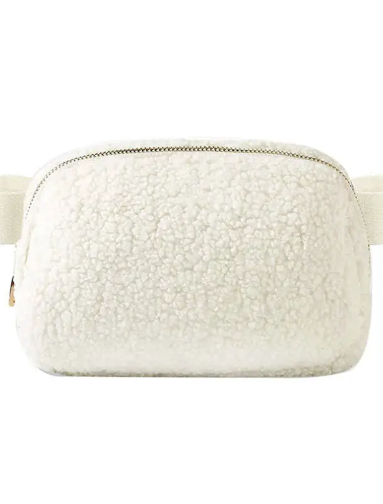 Sherpa Sling Bag in Cream