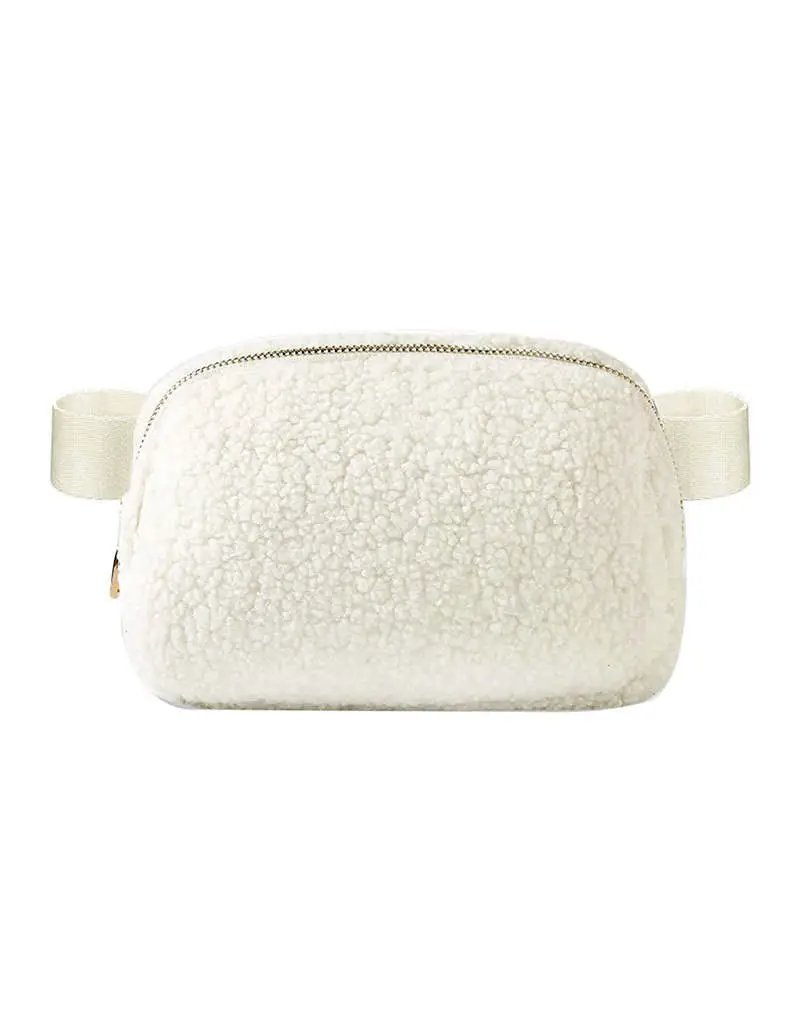 Sherpa Sling Bag in Cream
