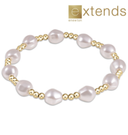 ENEWTON DESIGN Extends Admire 3mm Bead Bracelet - Pearl/Gold