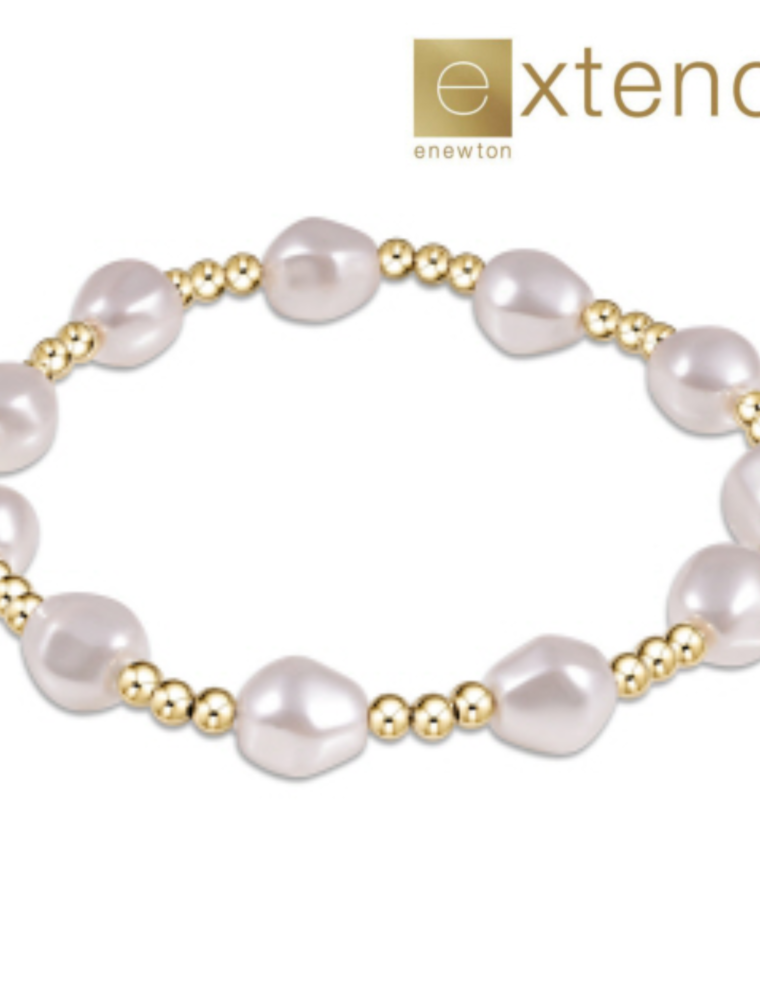 ENEWTON DESIGN Extends Admire 3mm Bead Bracelet - Pearl/Gold