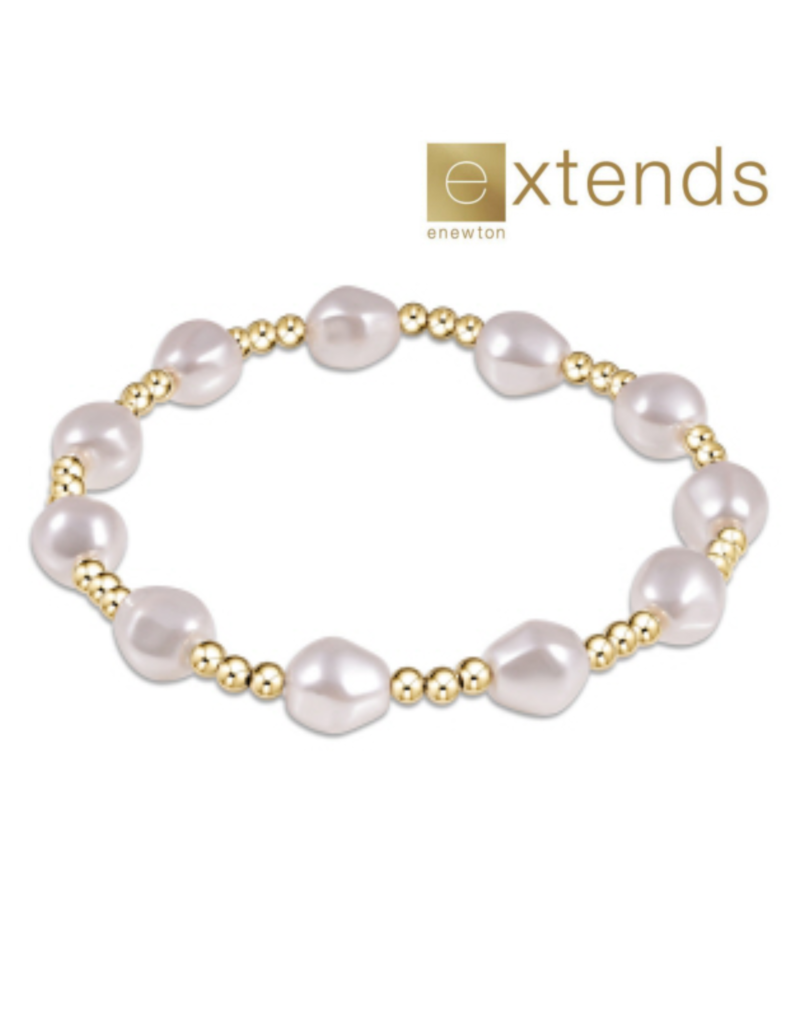 ENEWTON DESIGN Extends Admire 3mm Bead Bracelet - Pearl/Gold