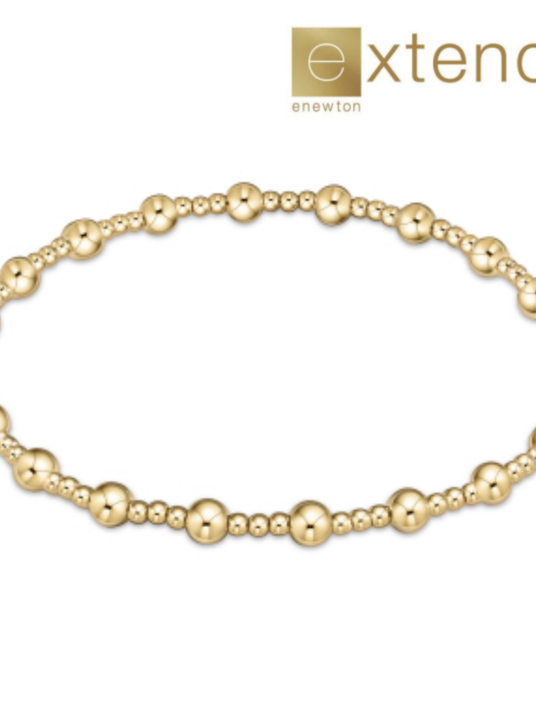 ENEWTON DESIGN Extends Classic Sincerity Pattern 4mm Bead Bracelet - Gold