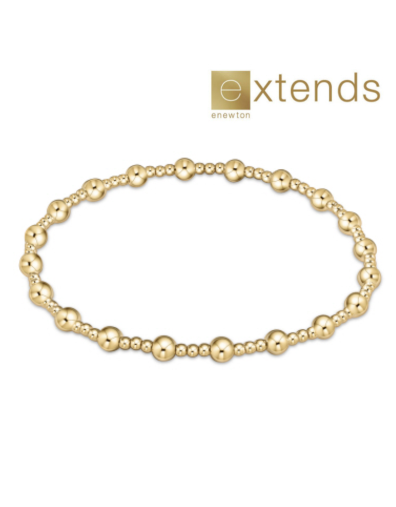 ENEWTON DESIGN Extends Classic Sincerity Pattern 4mm Bead Bracelet - Gold
