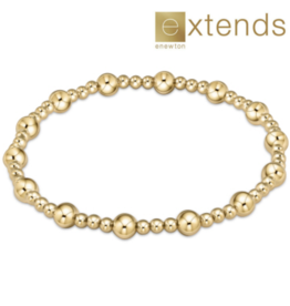 ENEWTON DESIGN Extends Classic Sincerity Pattern 5mm Bead Bracelet - Gold