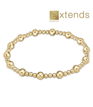 ENEWTON DESIGN Extends Classic Sincerity Pattern 5mm Bead Bracelet - Gold