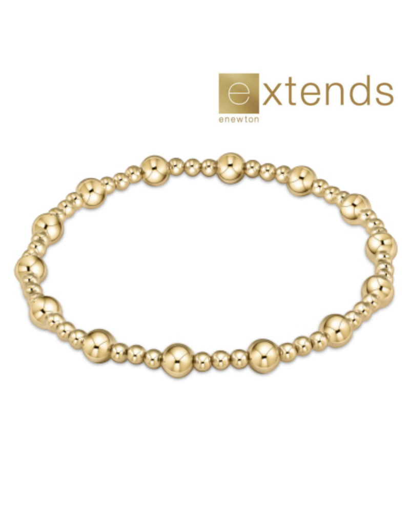 ENEWTON DESIGN Extends Classic Sincerity Pattern 5mm Bead Bracelet - Gold