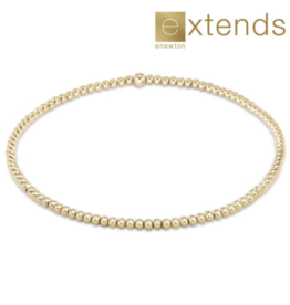 ENEWTON DESIGN Extends Classic 2mm Bead Bracelet - Gold
