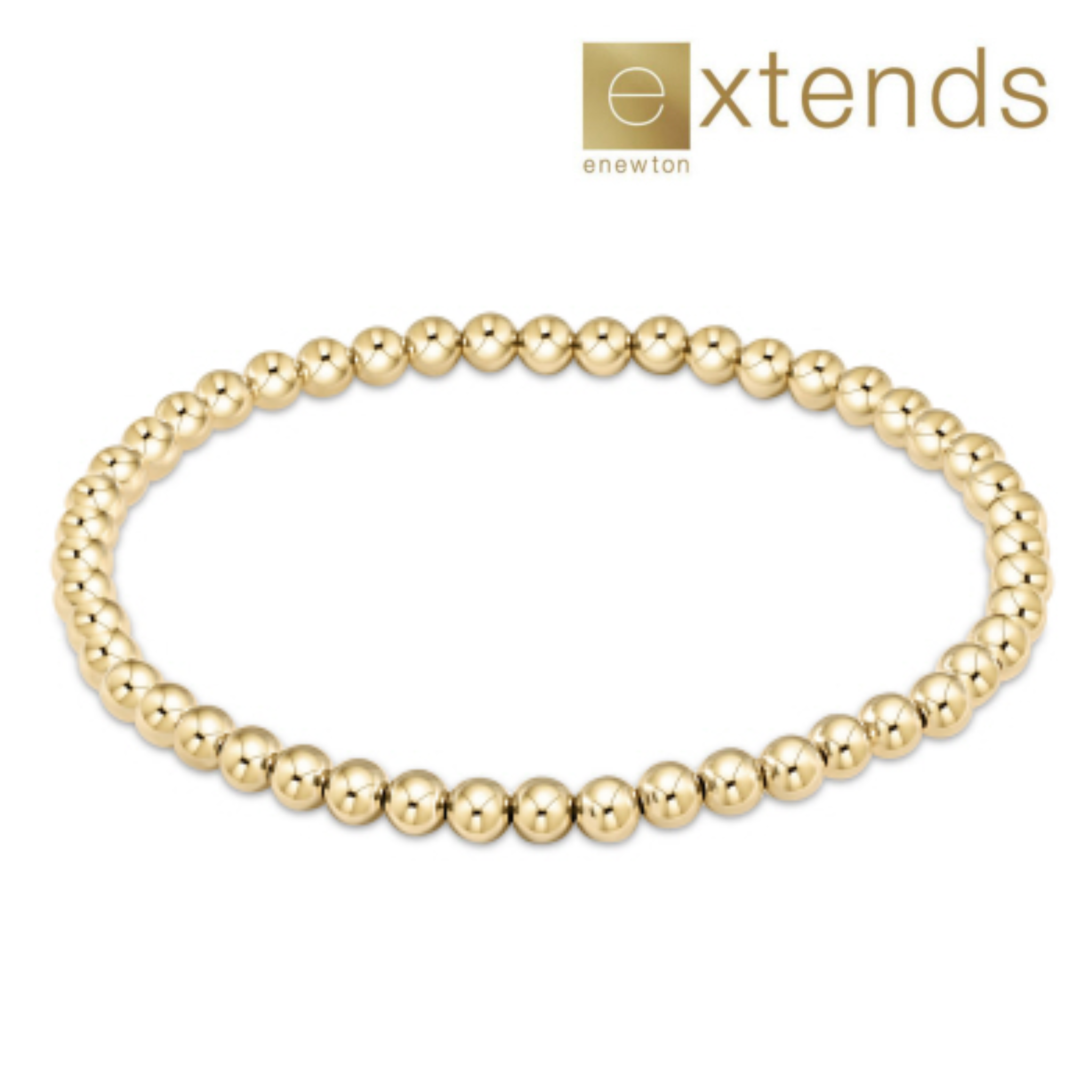 Purpose Gold 4mm Bead Bracelet / Enewton main image 0