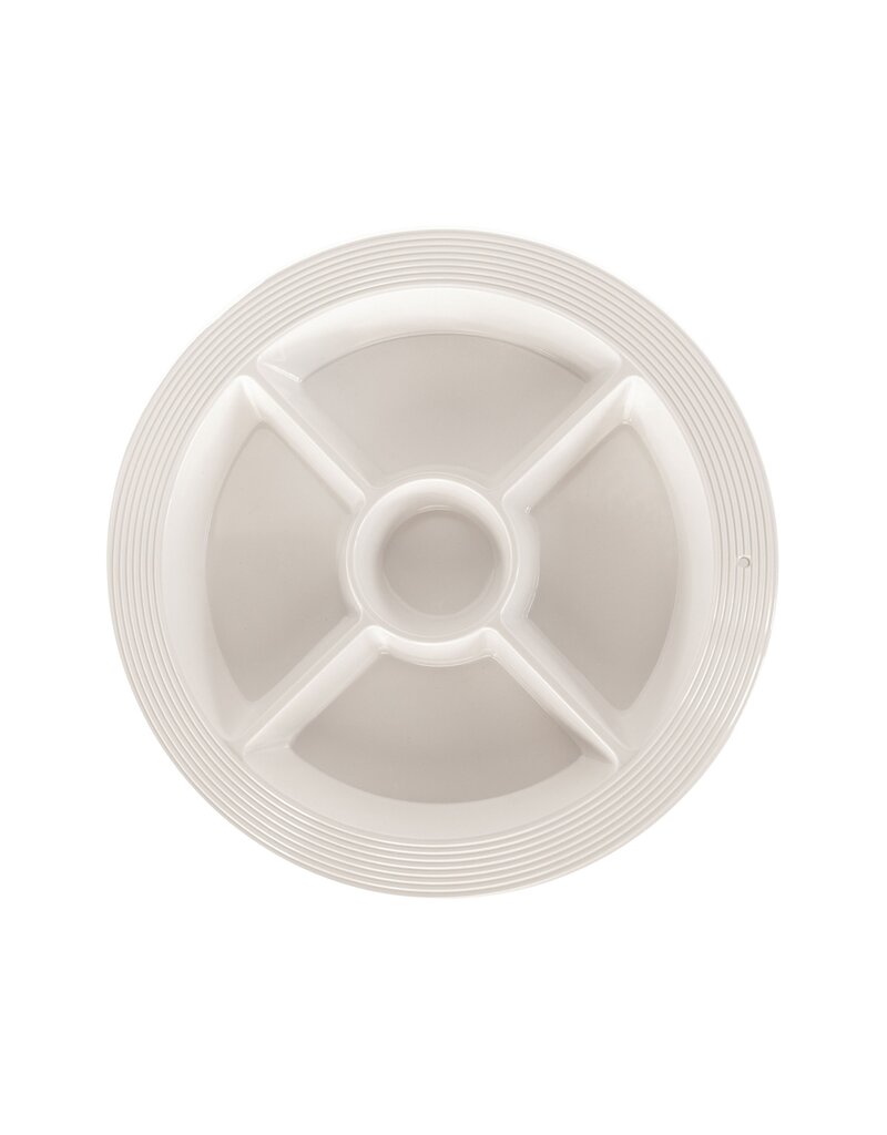 NORA FLEMING Pinstripes Melamine Divided Dish