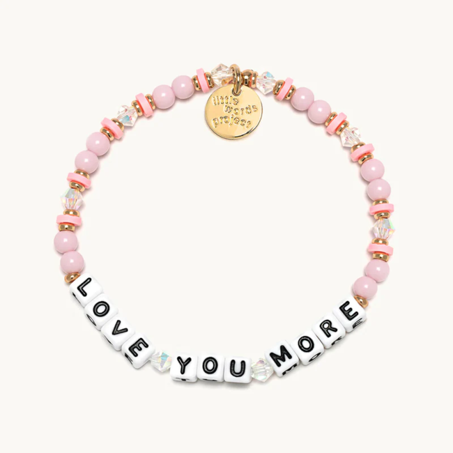 Love You More Bracelet - Rose Petals
