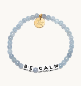 LITTLE WORDS PROJECT Be Calm Bracelet - Aquamarine