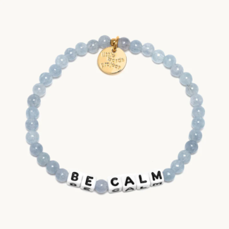 LITTLE WORDS PROJECT Be Calm Bracelet - Aquamarine