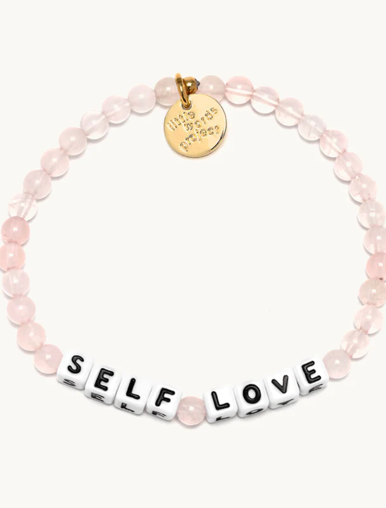 LITTLE WORDS PROJECT Self-Love Bracelet - Rose Quartz