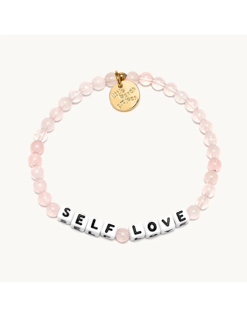 LITTLE WORDS PROJECT Self-Love Bracelet - Rose Quartz