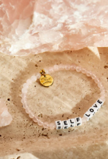 LITTLE WORDS PROJECT Self-Love Bracelet - Rose Quartz