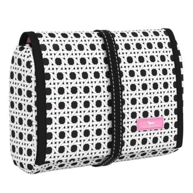 Beauty Burrito Hanging Toiletry Bag in Cane Fonda