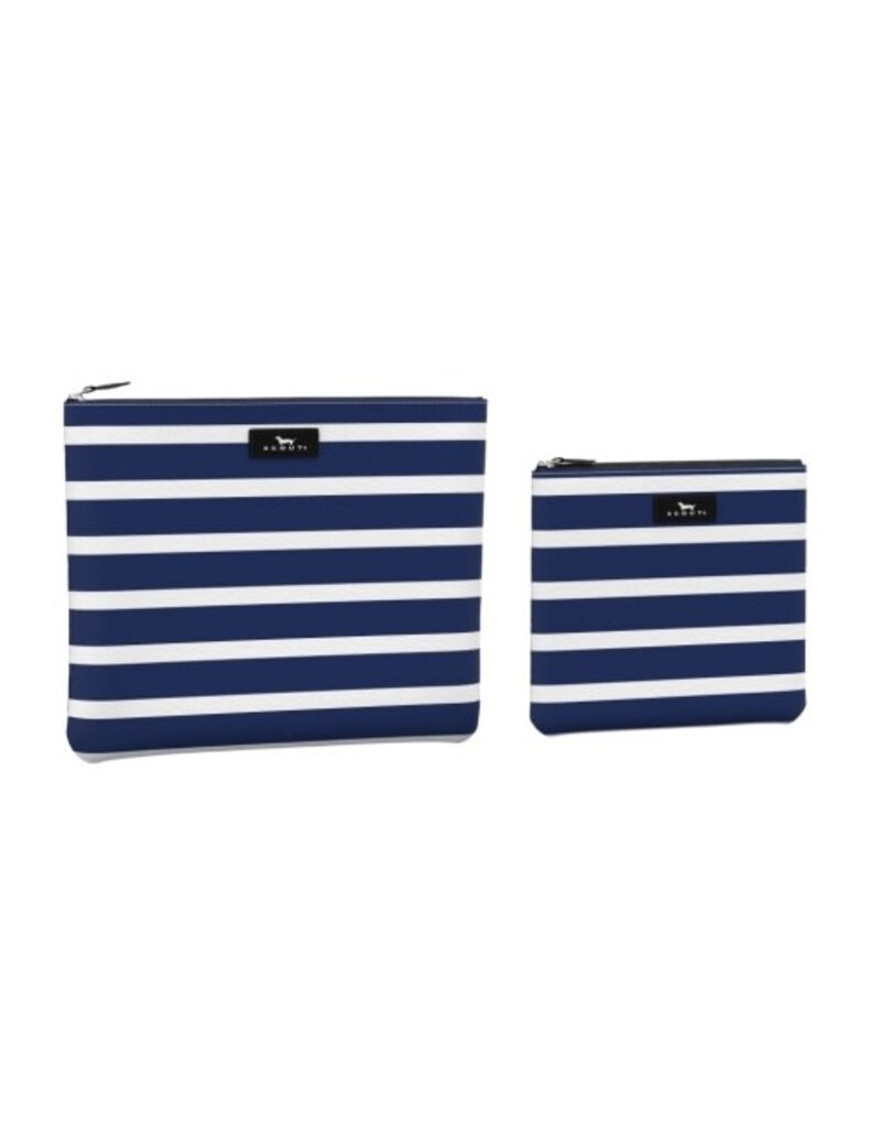 SCOUT Destination Duo Pouch Set of 2 in Nantucket Navy