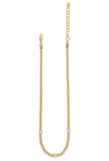 BRIGHTON Meridian Petite Beads Station Necklace in Gold