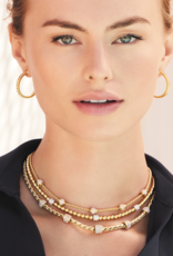 BRIGHTON Meridian Petite Beads Station Necklace in Gold