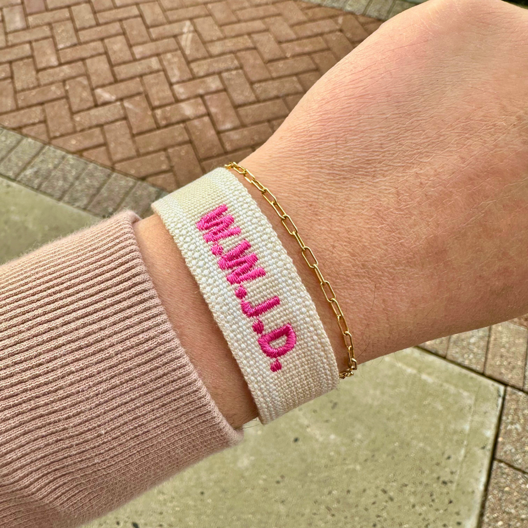 ブレスレット LABEL K BRAIDED FABRIC BRACELET (BR-TISSE_BEIGESUPERMOM) sddefault.jpg