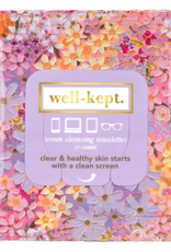 WELL KEPT Screen Cleansing Towelettes in Flower Power