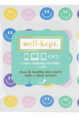 WELL KEPT Screen Cleansing Towelettes in All Smiles