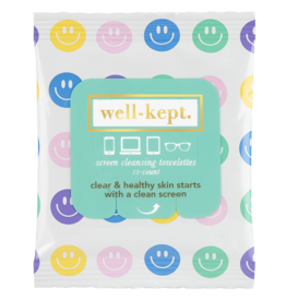 WELL KEPT Screen Cleansing Towelettes in All Smiles