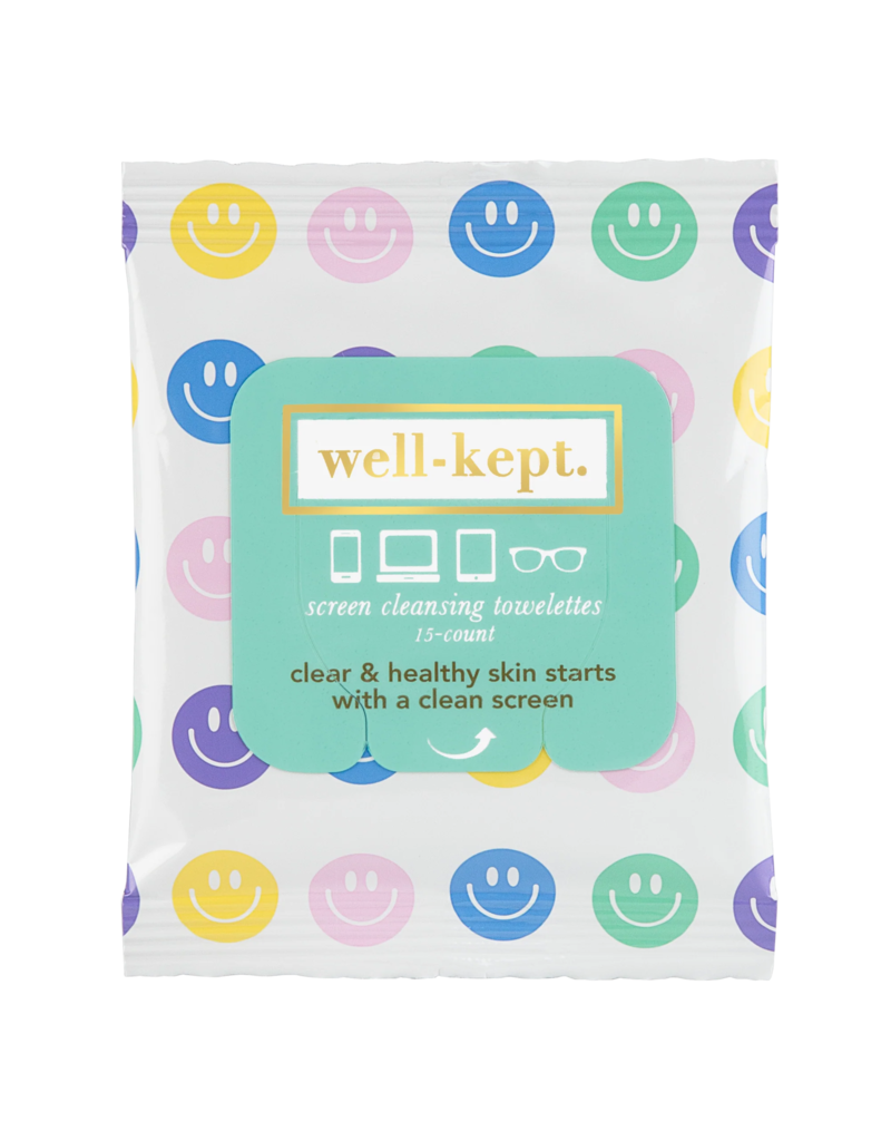 WELL KEPT Screen Cleansing Towelettes in All Smiles