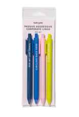 BRITTANY PAIGE Passive Aggressive Corporate Lingo Jotter Pen Set
