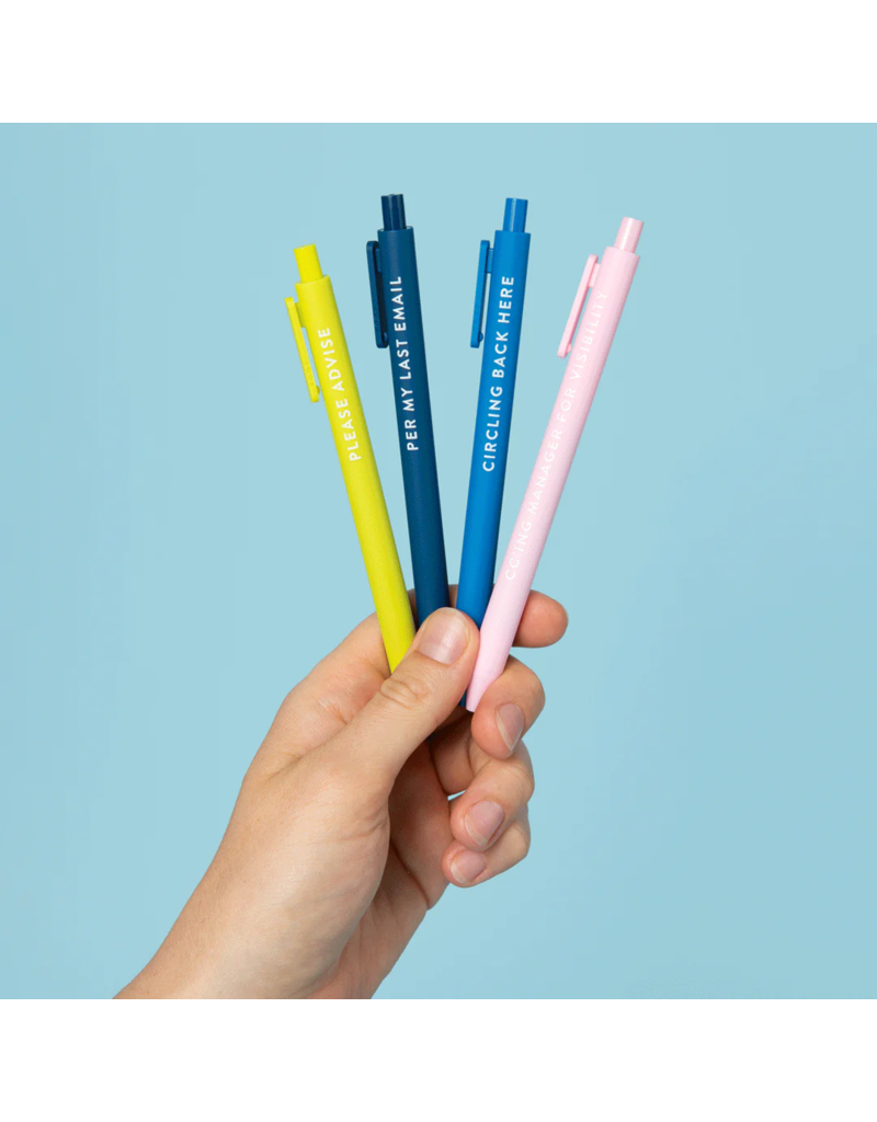 BRITTANY PAIGE Passive Aggressive Corporate Lingo Jotter Pen Set