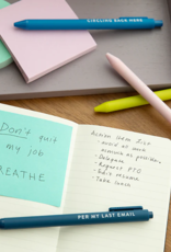 BRITTANY PAIGE Passive Aggressive Corporate Lingo Jotter Pen Set
