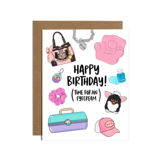 BRITTANY PAIGE 90s Girl Birthday Card