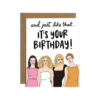 BRITTANY PAIGE And Just Like That It's Your Birthday Card