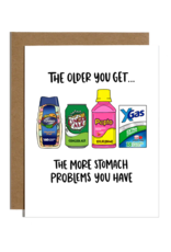 BRITTANY PAIGE Stomach Problems Birthday Card
