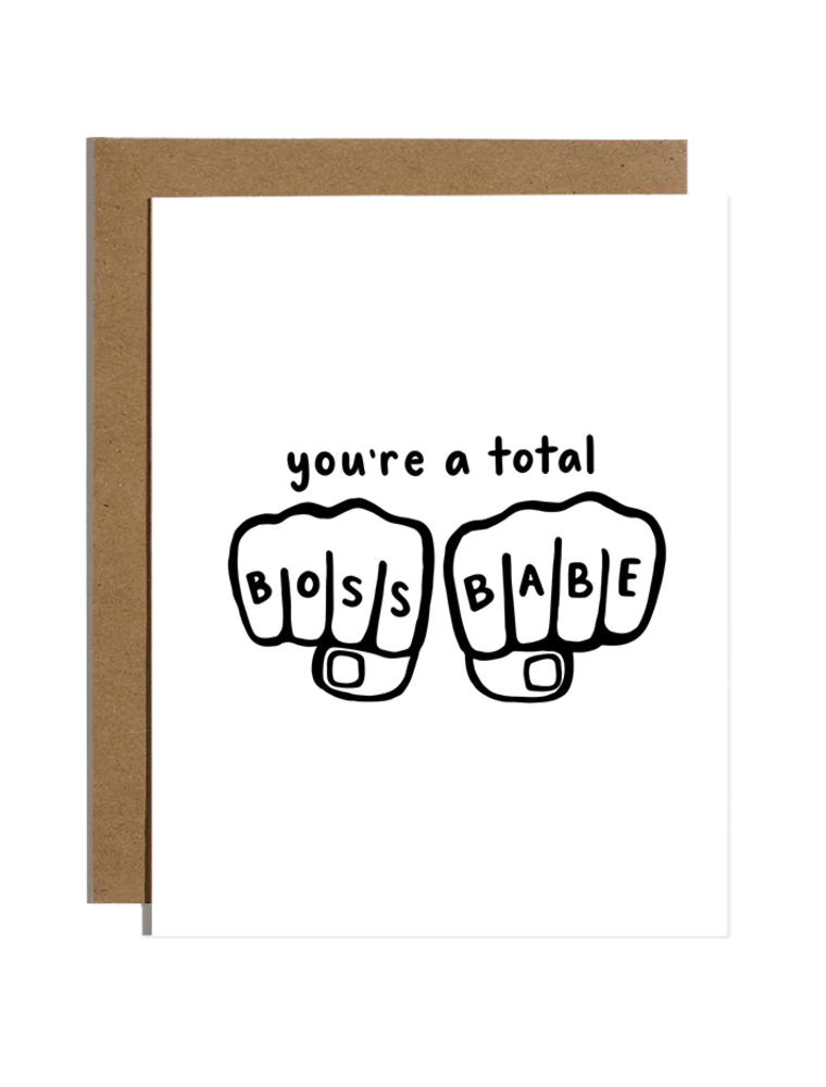 BRITTANY PAIGE Total Boss Babe Knuckles Card